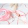 Satin tape, 40 mm × 23 ± 1 m, pink color # 04