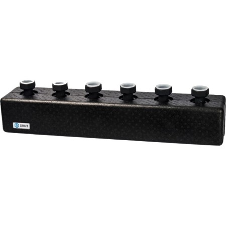 Distributive collector Stout SDG-0016-004003, three heating circuits, DN 25