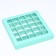Box for sweets 25 pcs, 22 x 22 x 3.5 cm, mint