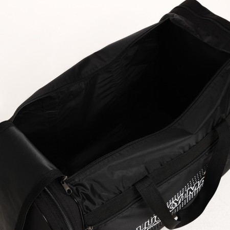 Road bag with lightning, long belt, black color-2