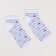Women's socks, white mix, size 35-38