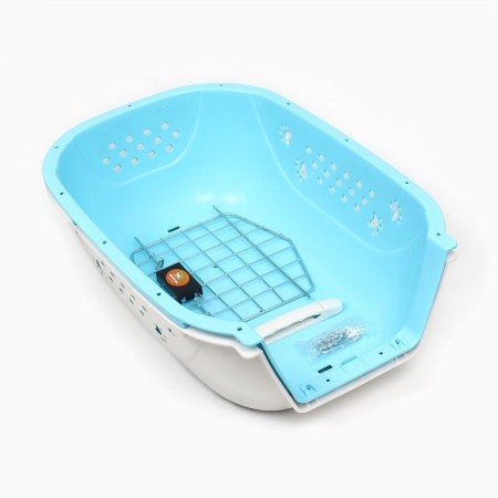Carriage for animals is plastic, 58 x 40 x 36 cm, blue 4731749-11