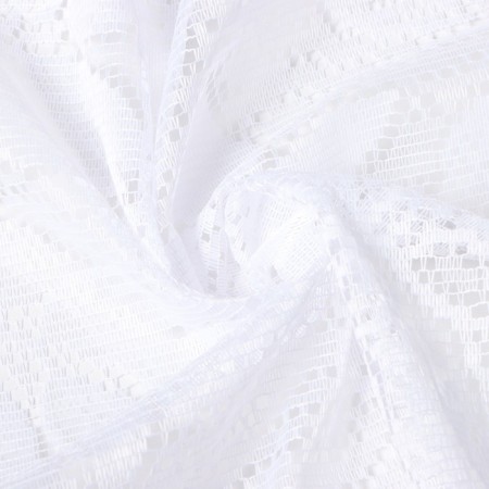 Curtain without curtain tape 160x170cm, art.r. m263, white, PE 100%-2