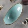 Ceramic sapphire salad, 25 × 13 × 8 cm, blue color