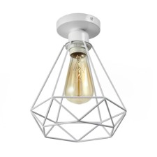 Adri chandelier 1x60W E27 white 16x16x18 cm Bayerlux