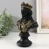 Souvenir Polystone "Bust. Queen" Black with gold 9x12.5x22 cm