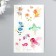 Tattoo on the body color "Flower Flash" mix 12x7.5 cm