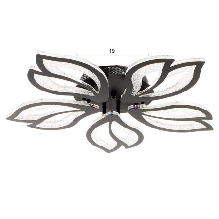 Causteen with PDU 71107/5BK LED 130W 3000-6000K Dimmer black 64x64x10 cm Bayerlux-1