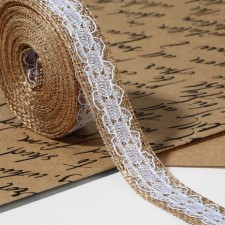 Ribbon from jute 