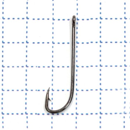 The hook KOI LONG PlainShank, size 12 Int, BN color, 10 pcs.