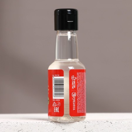 New Year's shower gel in a vodka bottle bottle, 100 ml, cranberries, new year-1