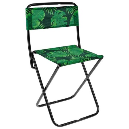 Folding chair, 38.5x36.5x64.5 cm, tropical leaves-4