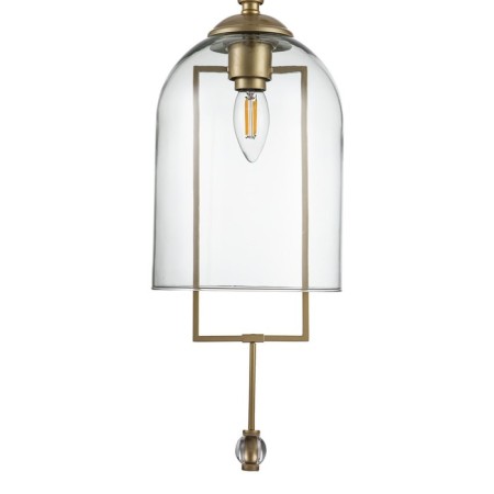 Bra Indigo, 11034/1w Gold. 1x40W, e14, 270x180x800 mm, transparent color-3