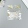 Beads for creativity Plastic "Buser Pearls of irregular shape" set of 30 pcs 0.6x0.6x0.6 cm