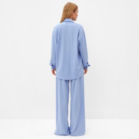 Female set (shirt, trousers) minku: Home Collection Blue Color, Rr. 44-5