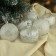 Set of balls plastic D-8 cm, 6 pcs "I amgrowing ieu" white