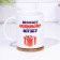 Sublimation mug "my beloved husband" kittens, with application