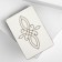 Magnetic needle "Ornament No. 3", 8 × 5.5 cm, beige color