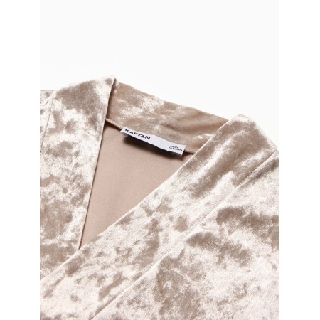 Female set (jacket, trousers) KAFTAN VELVET p. 48-50, beige-10