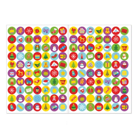 Advent calendar with stickers "up to the new year 30 days", A4 format, 16 p.-6