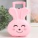 Piggy bank Plastic with a lock "Bunny. Emotions" MIX 11.5x9x14.5 cm