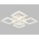 LED ceiling LED with Ambrella Light, Original, FA866, 6XLED, 162 W, ​​15750LUM, 3000-6400K, white color, white