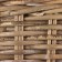 Kashpo wicker, 30x17khn15cm, gray, rattan