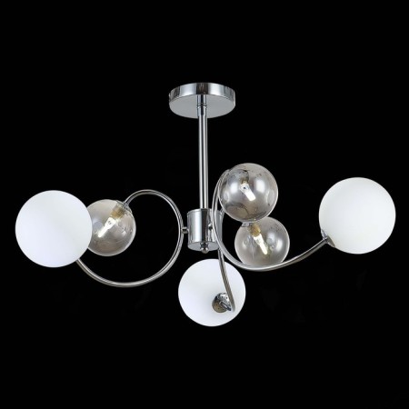 Ceiling EVOLUCE lamp. Sle220912-06. FORMAE. 6x5 watts, G9, 4000k, 67x67x36 cm, chromium color-1