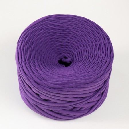 Knitted yarn, width 7-9 mm, 100m/295 g ± 10% (40 - purple)-1
