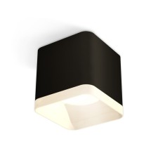 Ambrella Light Acrylic lamp, XS7806040, MR16 GU5.3, GU10 LED 10 W, color black sand, white matte