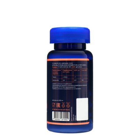 Theanin, to improve brain function, mental activity, 60 capsules of 300 mg-2