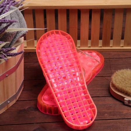 Plastic bubble massage slippers L 40-41-3