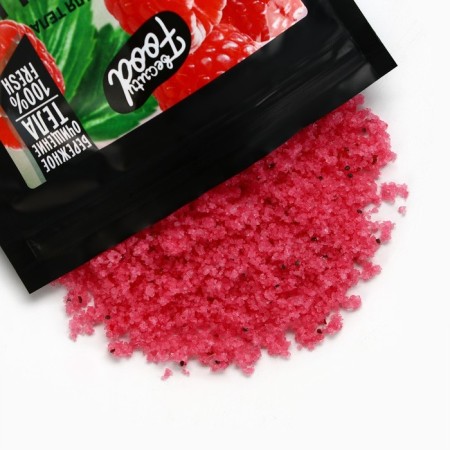Salt scrub for the body, 250 g, raspberry aroma, Beauty Food-4