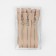 Metal zipper, No. 4, connective, automatic lock, 55 cm, beige/silver color