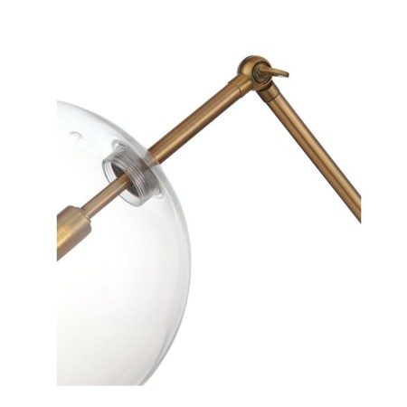 ST LUCE bedside lamp. SL1205.304.01. Sandro. 1x5 watts, G9, 4000k, 20.5x40x75 cm, brass color-5