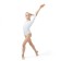 A swimsuit for gymnastics and dancing Grace Dance, p. 36, white color