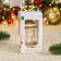 Christmas tree decoration "Clock-Tumb", a transparent series, in a gift package, H-11CM