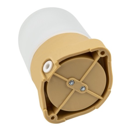 Moisture -proof lamp Uniel, 60 watts, E27, IP65, 137x107x84 mm, pine color-1