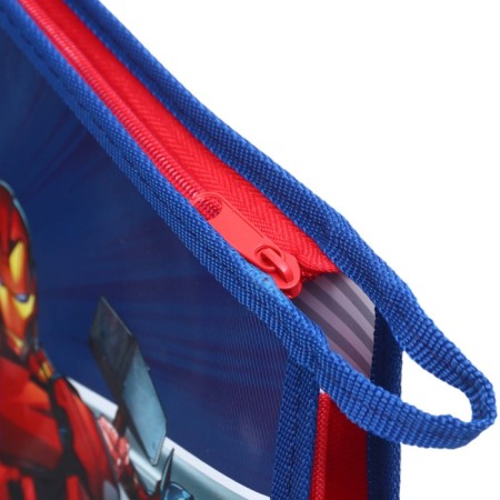 A4 labor folder, with a zipper, with a metallic effect, avengers-5