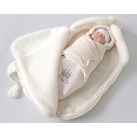 Set for discharge Winter Kinderlitto "Empire-2", 5 items, height 56-62 cm, Milk color-2
