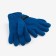 Women's gloves minku, two -layer, col. blue, rr 24 cm
