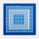 Men's nasal shawls 30*30 cm, (set 12 pcs,) cental blue, Fig. MIX 100% HL
