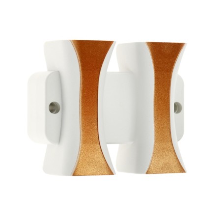 Facade lamp "Elegant", FSD-043, 4 W, 3000K, 2 rays, IP65, 220 V, plastic, white-4