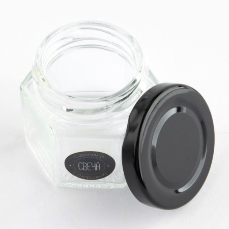 A can for making candles with a sticker “Made with love” 5 x 5.5 cm.-3
