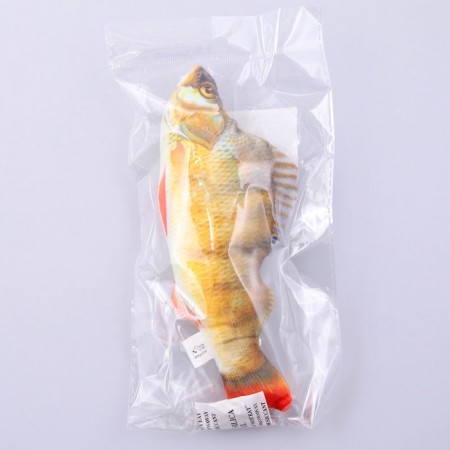 A toy for cats with mint "perch" from textiles, 20 cm-5
