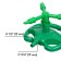 3-fly spray, fitting under the hose 1/2, plastic, Greengo
