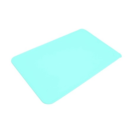 Silicone mat for a bowl, 47 x 30 cm, turquoise-1