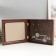 Key closed "Home Sweet" 26.5x31.5 cm nut