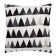Pillowcase decorative Etel Water "Triangles" 40 x 40 cm, velor