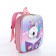 Baby backpack on lightning, pink color